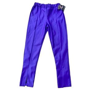 CAPITANO High-waisted Faux leather-type pants Color Purple Size M.
